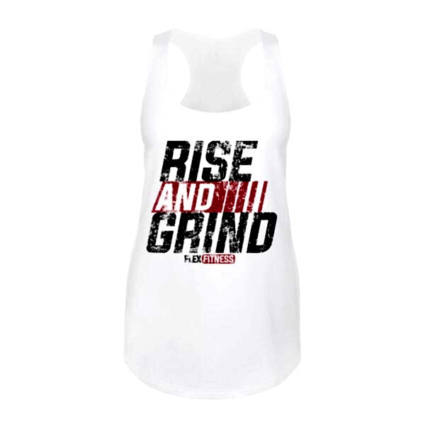 Flex Fitness Rise and Grind women's fitted tank top