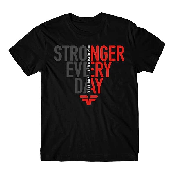 Flex Fitness Stronger Every Day T-shirt