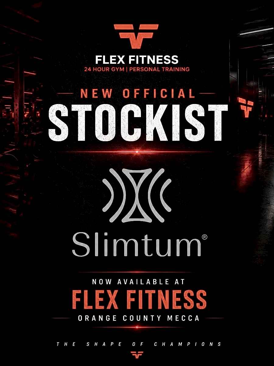 Flex Fitness — New Official Slimtum Stockist, now available in Orange County
